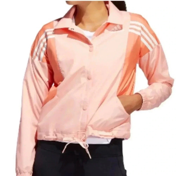 Adidas’s Glo pink (peach) jacket - Picture 1 of 16